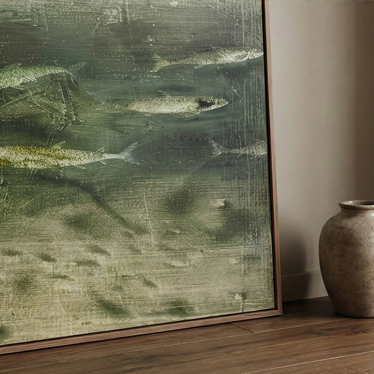 SOLORART Wabi-Sabi Art | FISH Shoal in Dusk