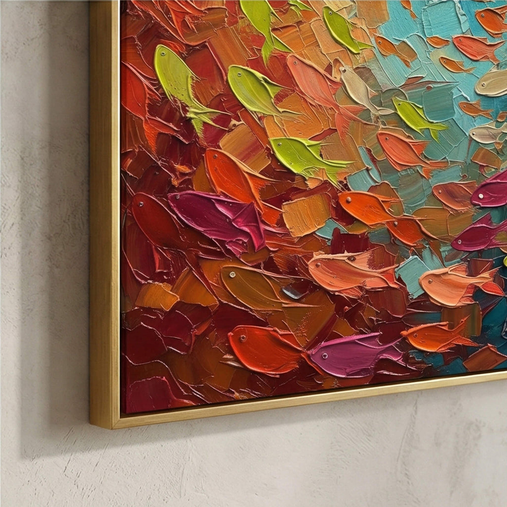 SOLORART Abstract Art |Coral Whispers