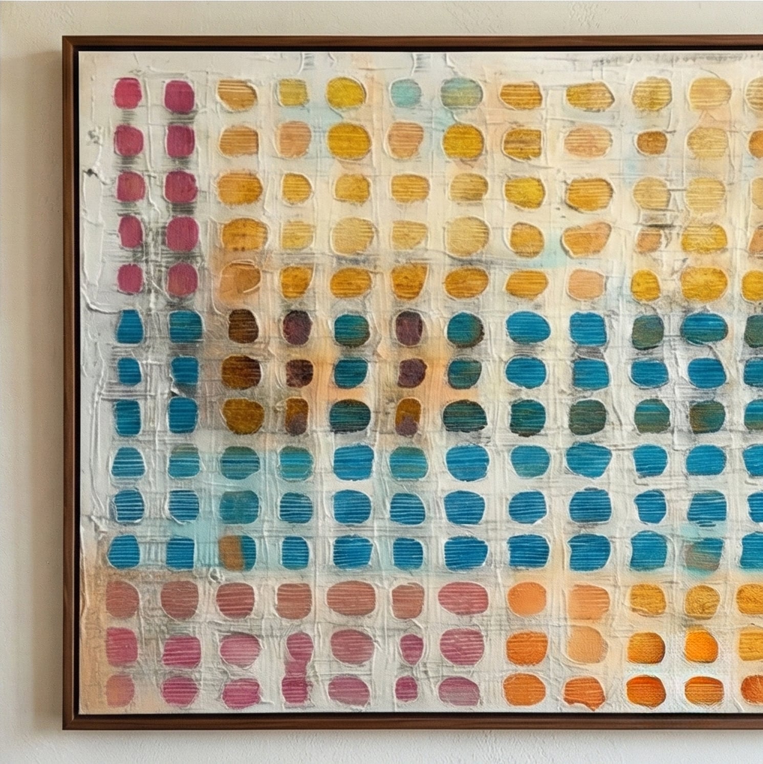 SOLORART Wabi-Sabi Art | Chromatic Grid