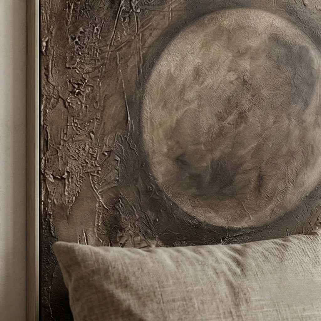  SOLORART Wabi-Sabi Art | Moonlit Earth Flow