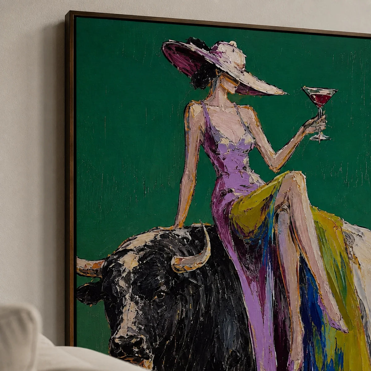 SOLORART POP Art | Velvet Dominion Beneath the Verdant Silence