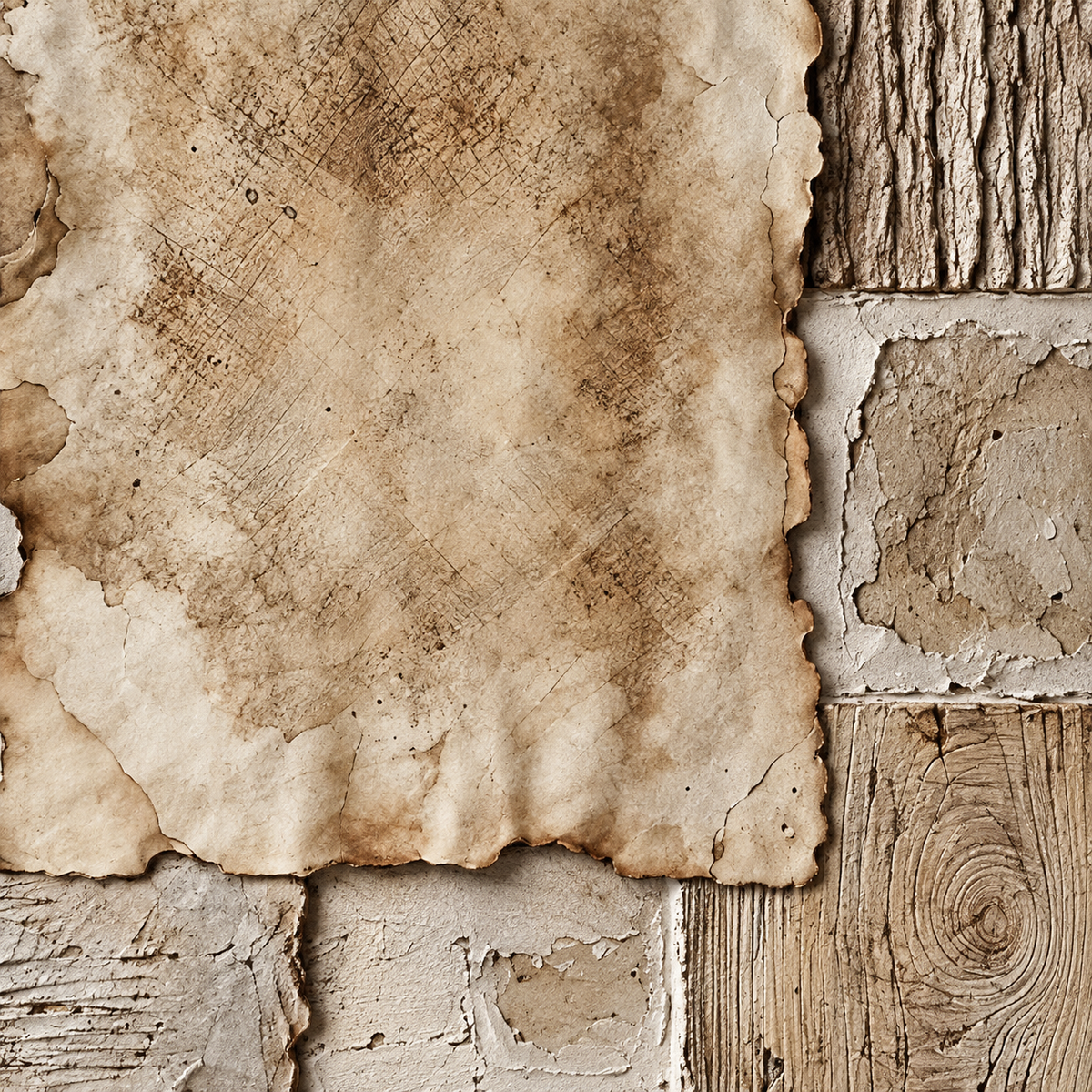 SOLORART Wabi-Sabi Art | Aged Linen Layers