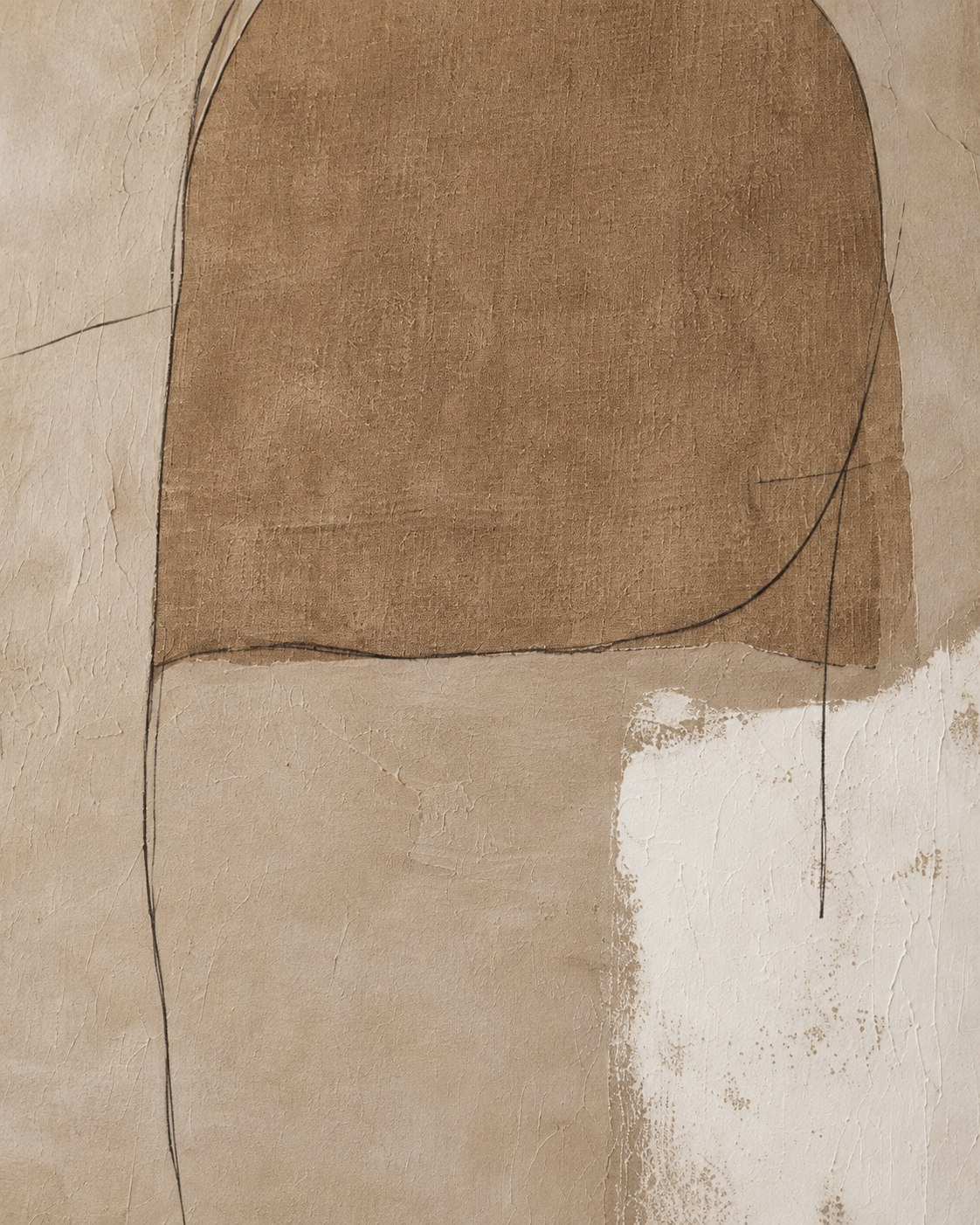 SOLORART Wabi-Sabi Art | Arched Earth Form