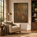 SOLORART Wabi-Sabi Art | Autumn Reed Stillness