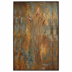 SOLORART Wabi-Sabi Art | Autumn Reed Stillness