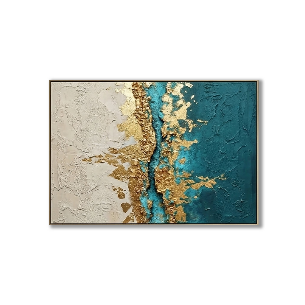 SOLORART Contemporary Luxe Art | Azure Divide