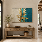 SOLORART Contemporary Luxe Art | Azure Divide