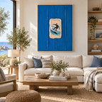 SOLORART 3D Textured Art | Azure Aperture