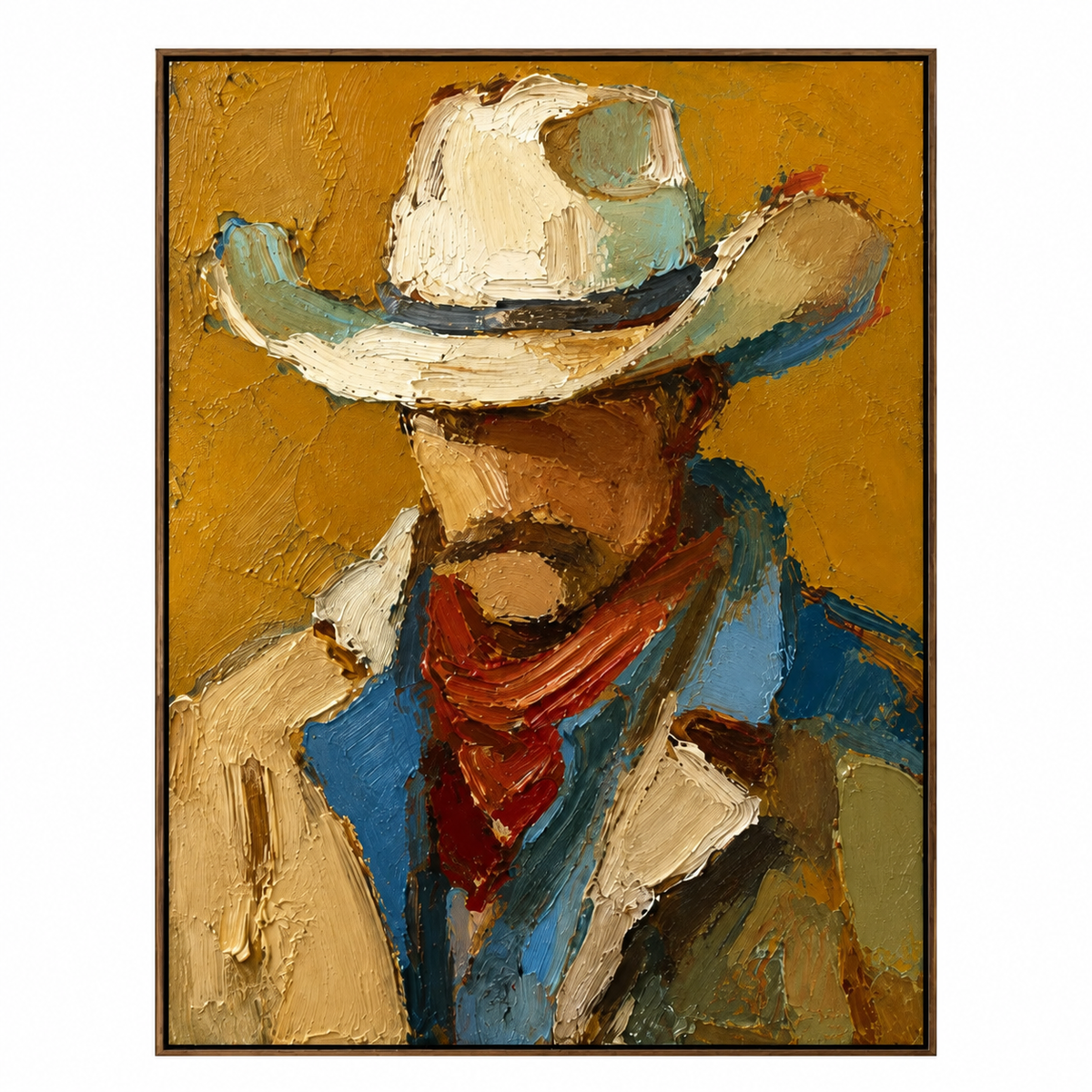 SOLORART Vintage Americana Art | Beneath the Endless Prairie Sun