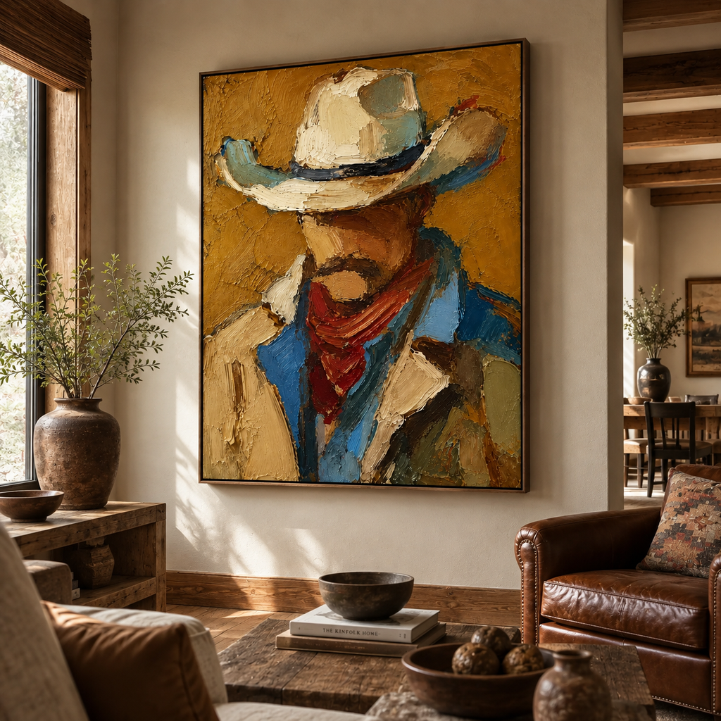 SOLORART Vintage Americana Art | Beneath the Endless Prairie Sun