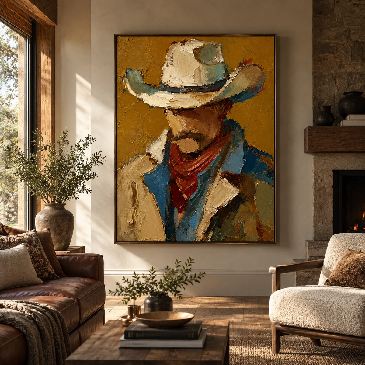 SOLORART Vintage Americana Art | Beneath the Endless Prairie Sun