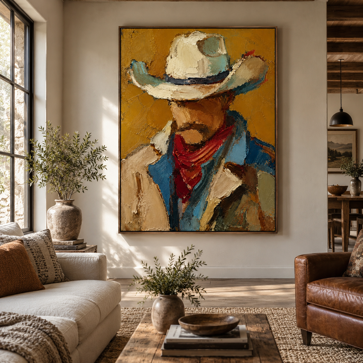 SOLORART Vintage Americana Art | Beneath the Endless Prairie Sun