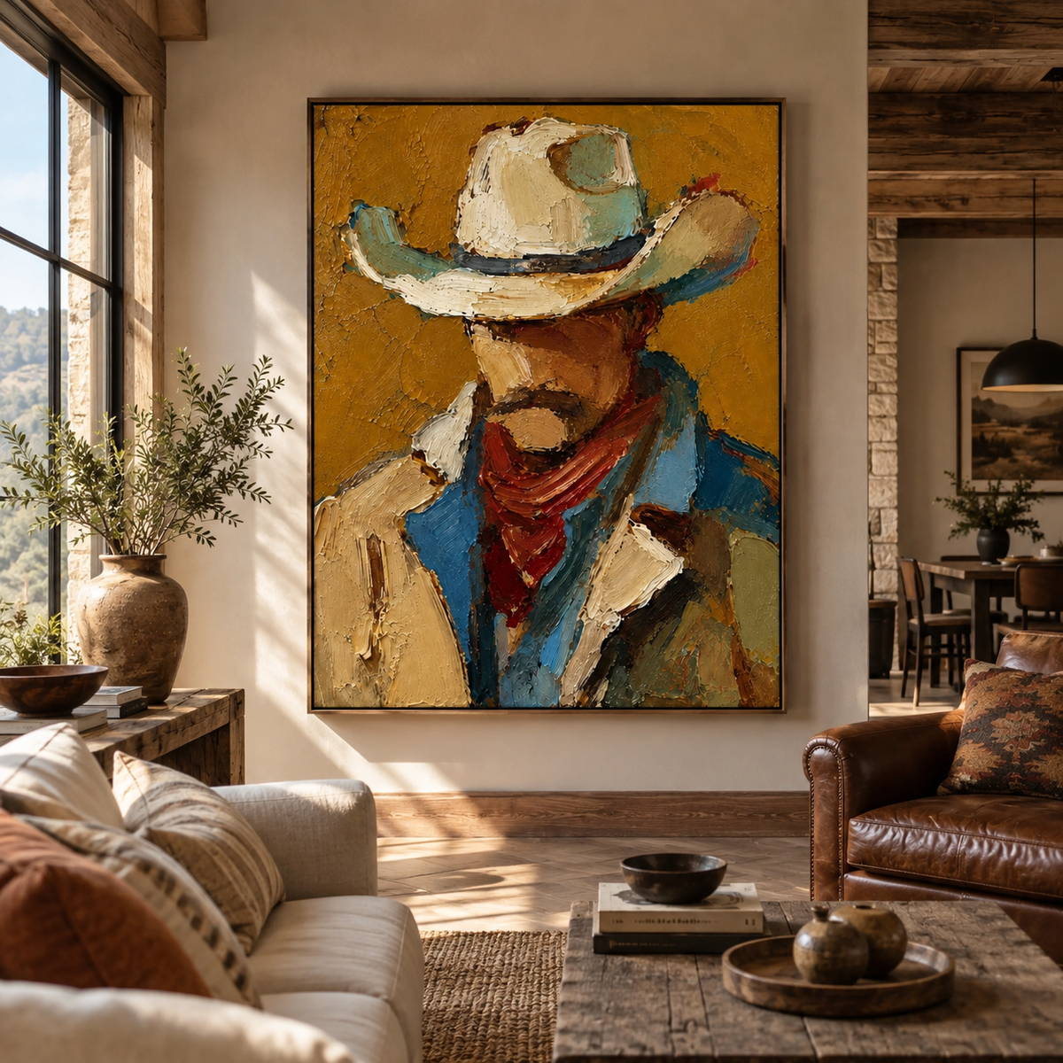 SOLORART Vintage Americana Art | Beneath the Endless Prairie Sun