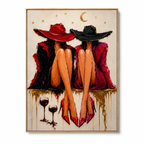 SOLORART POP Art | Beneath the Moon, Side by Side