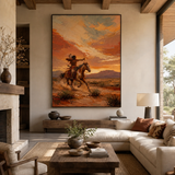 SOLORART Vintage Americana Art | Beneath the Sunset's Bow