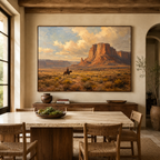 SOLORART Vintage Americana Art | Beneath the Patience of Red Stone