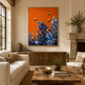 SOLORART 3D-Textured Art | Bluebonnet Bee Dance