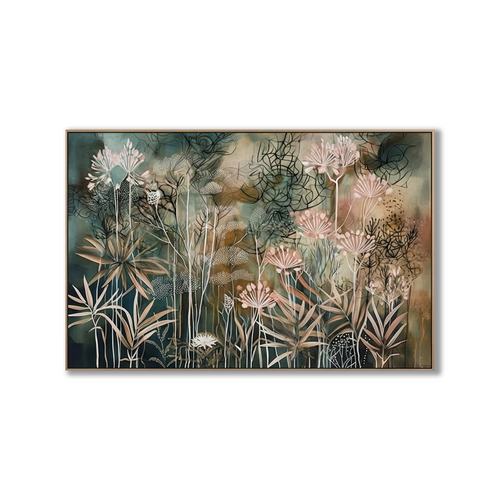 SOLORART Bohemian Art |  Botanical Library Serenity