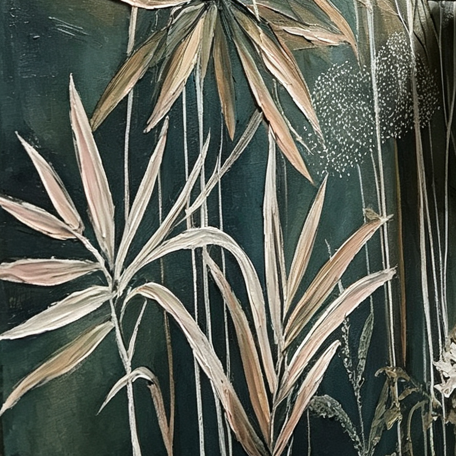 SOLORART Bohemian Art |  Botanical Library Serenity