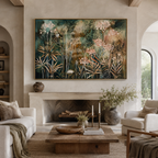 SOLORART Bohemian Art |  Botanical Library Serenity