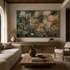 SOLORART Bohemian Art |  Botanical Library Serenity