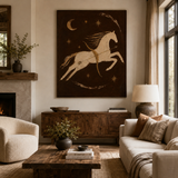 SOLORART Vintage Americana Art | Celestial Charger's Flight