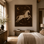 SOLORART Vintage Americana Art | Celestial Charger's Flight