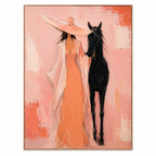 SOLORART Pop Art | Blush Reverie With Steed