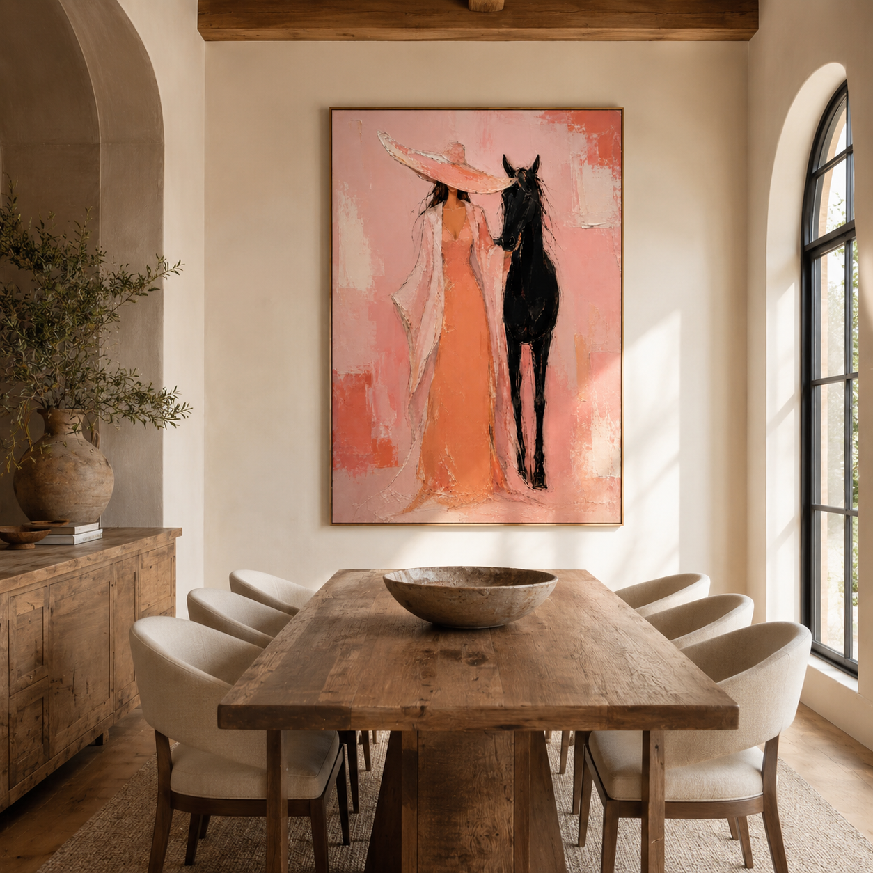 SOLORART Pop Art | Blush Reverie With Steed