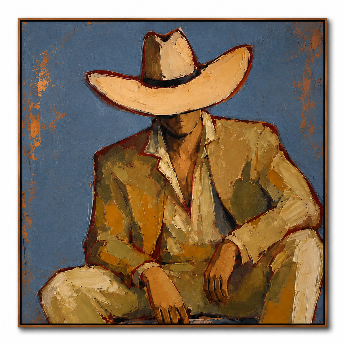 SOLORART Vintage Americana Art | Solitude Under the Shadow