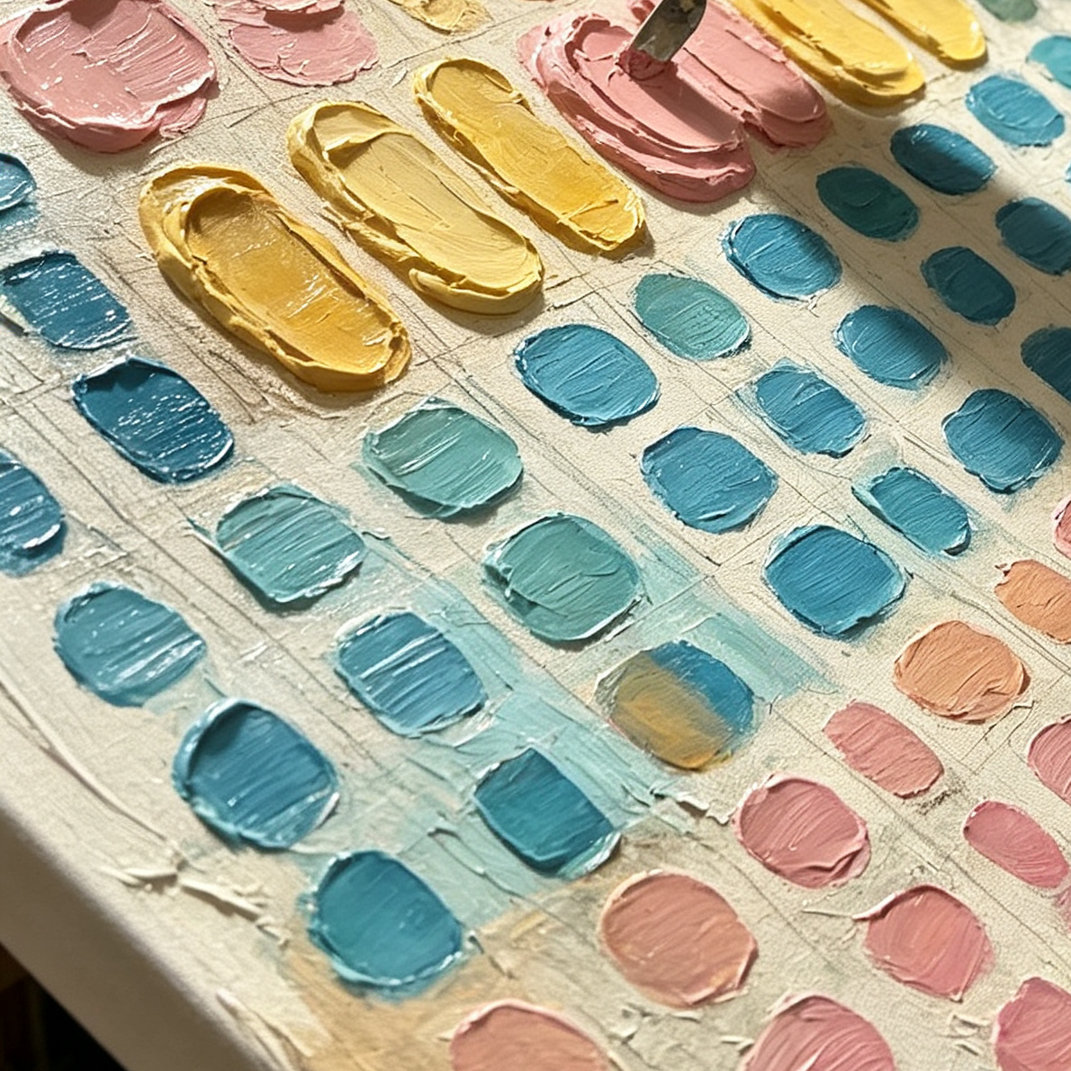 SOLORART Wabi-Sabi Art | Chromatic Grid