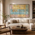 SOLORART Wabi-Sabi Art | Chromatic Grid