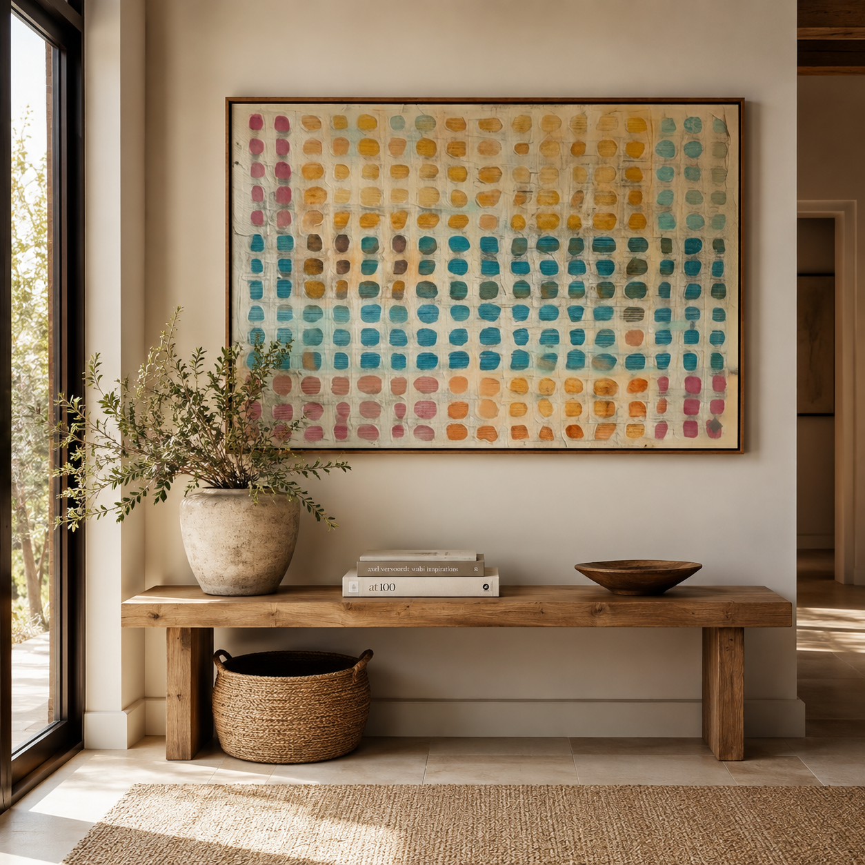 SOLORART Wabi-Sabi Art | Chromatic Grid