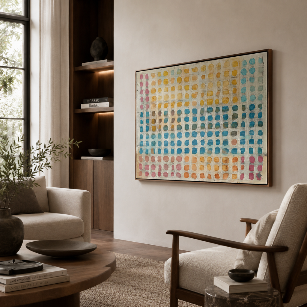 SOLORART Wabi-Sabi Art | Chromatic Grid