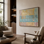 SOLORART Wabi-Sabi Art | Chromatic Grid