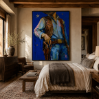 SOLORART POP Art | Cobalt Nights and Leather