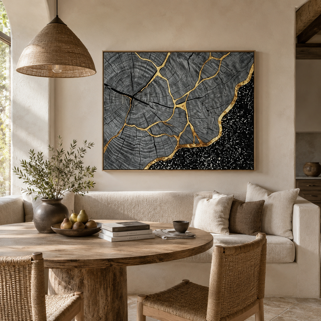 SOLORART Contemporary Luxe Art | Cracked Eternity