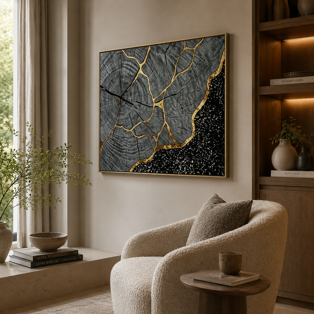 SOLORART Contemporary Luxe Art | Cracked Eternity