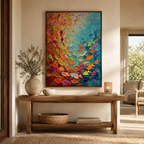 SOLORART Abstract Art |Coral Whispers