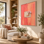 SOLORART 3D Textured Art | Coral Summer Interlude