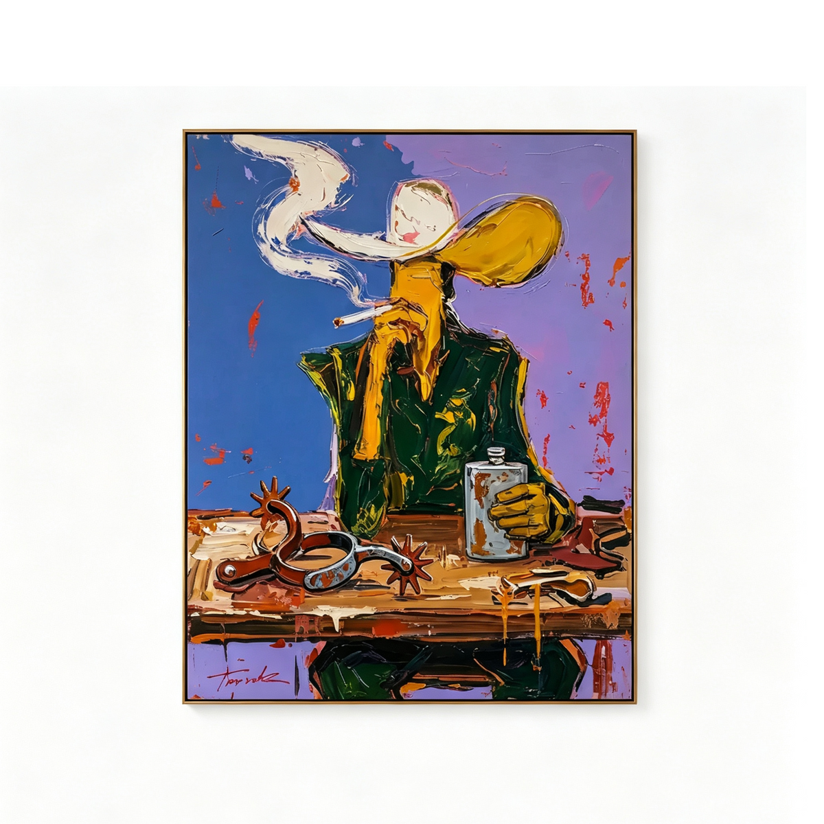 SOLORART POP Art | Cowboy Repose