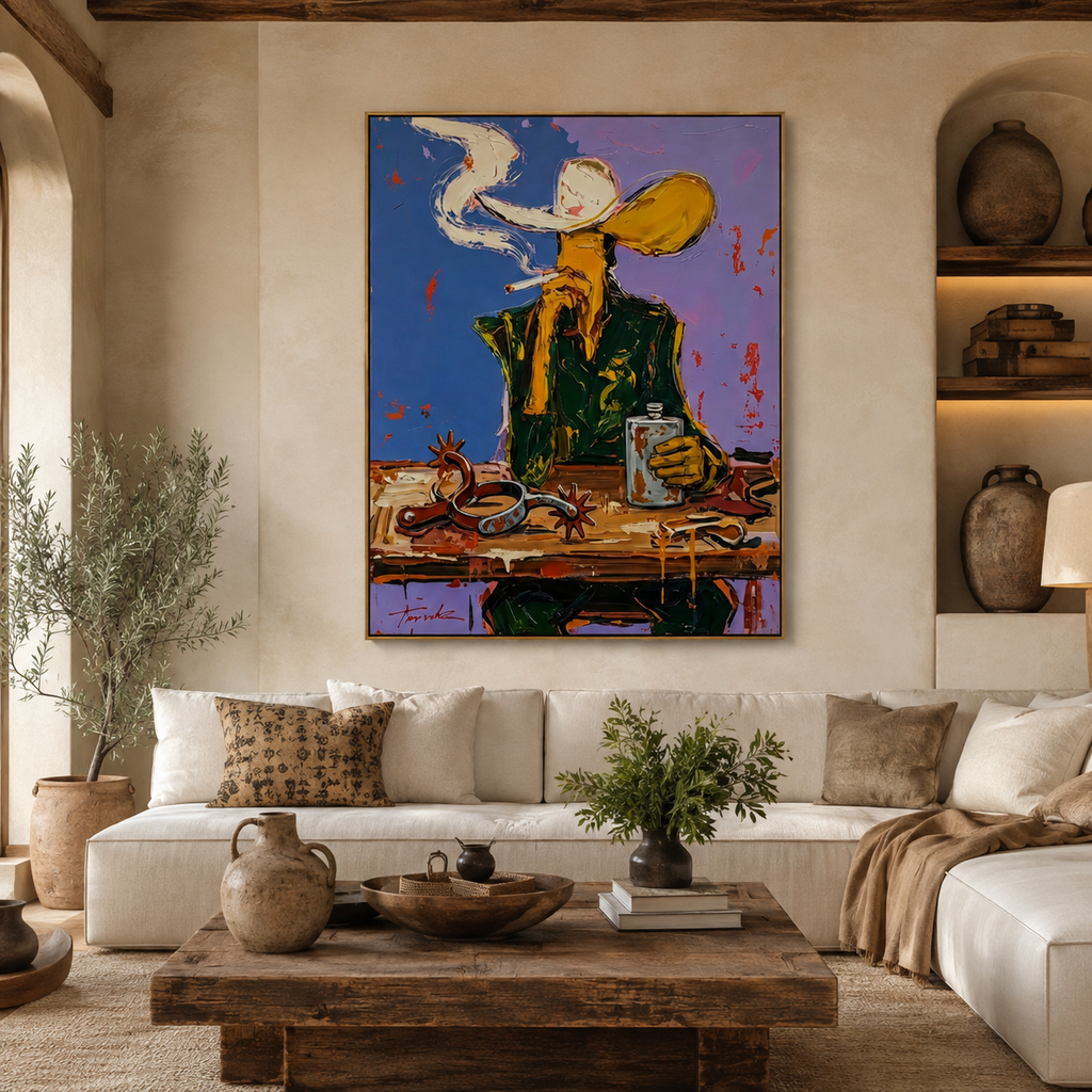SOLORART POP Art | Cowboy Repose