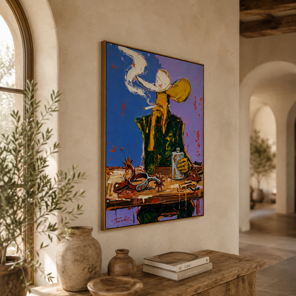 SOLORART POP Art | Cowboy Repose