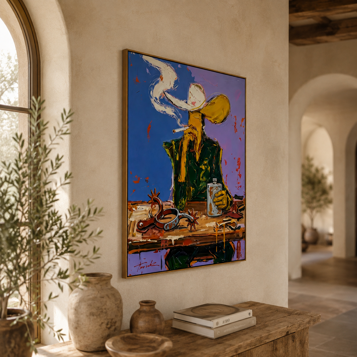 SOLORART POP Art | Cowboy Repose