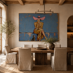 SOLORART Vintage Americana Art | Cowgirl's Moment of Ease