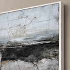 SOLORART Wabi-Sabi Art | Cracked Ash Divide