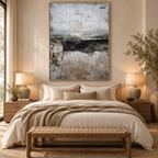 SOLORART Wabi-Sabi Art | Cracked Ash Divide