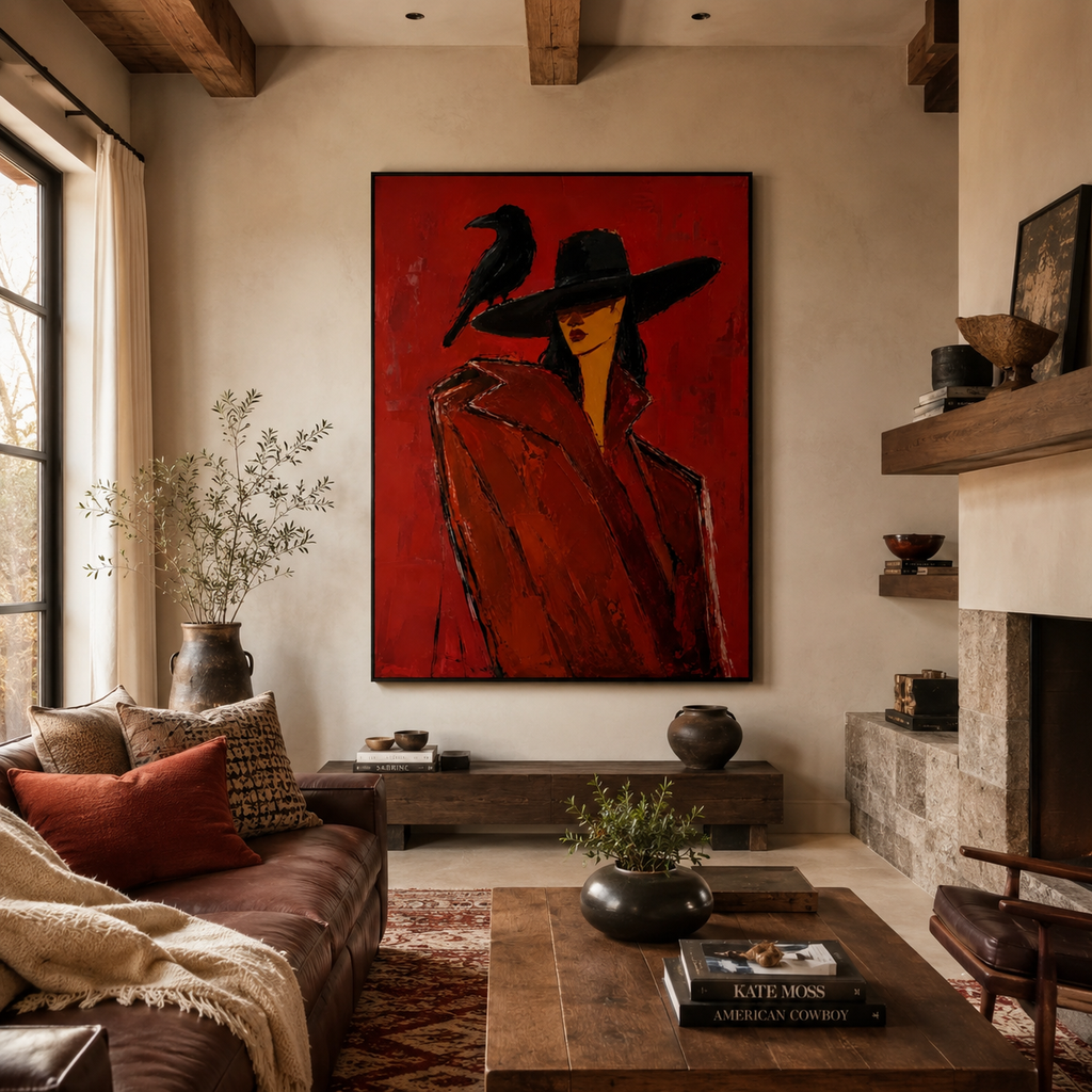 SOLORART Pop Art | Crimson Raven's Muse
