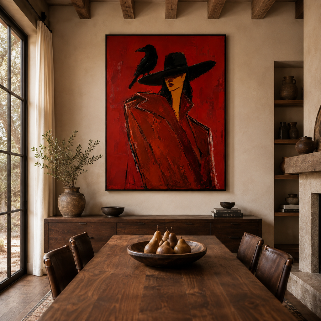 SOLORART Pop Art | Crimson Raven's Muse
