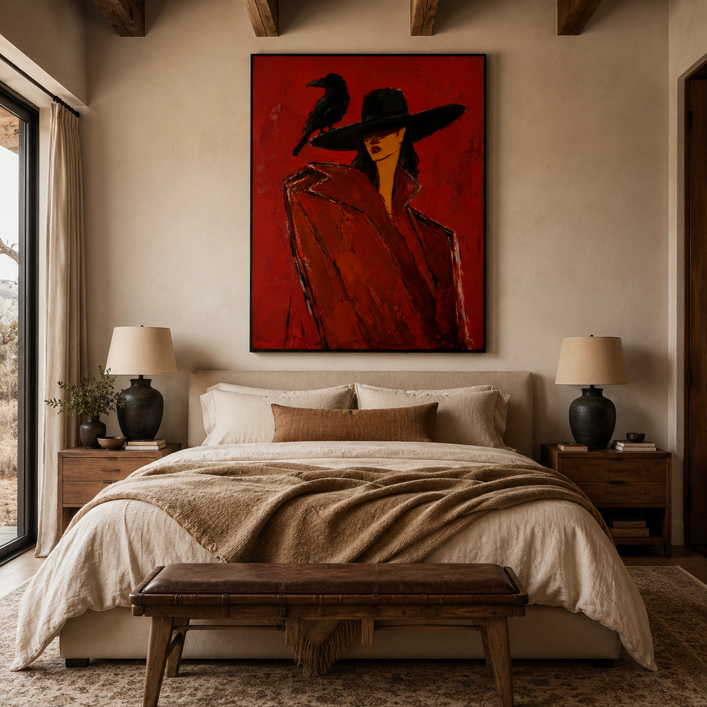 SOLORART Pop Art | Crimson Raven's Muse
